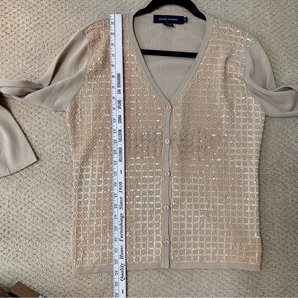 Vintage Lifelike Lindarico Cardigan Made in Italy Women’s Size 10 - Picture 9 of 9